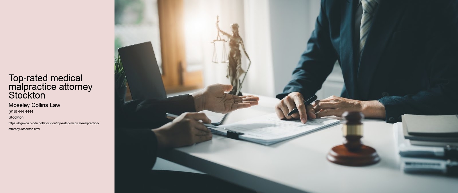 Top-rated medical malpractice attorney Stockton